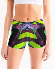 Load image into Gallery viewer, GALAXY GEO URBAN Women&#39;s Mid-Rise Yoga Shorts
