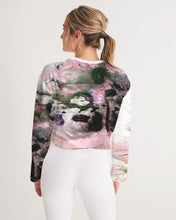 Load image into Gallery viewer, Chalkwater Crush Women&#39;s Cropped Sweatshirt
