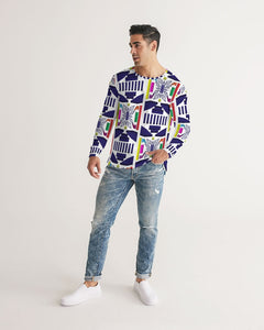 3D Jeweled Flag Men's Long Sleeve Tee