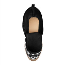 Load image into Gallery viewer, Black &amp; White Combo 1 :: Hi Top Espadrilles
