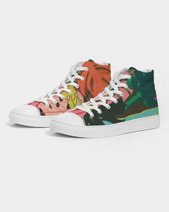 MONSTERA Women's Hightop Canvas Shoe