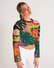 Load image into Gallery viewer, MONSTERA Women&#39;s Cropped Sweatshirt
