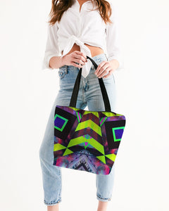 GALAXY GEO URBAN Canvas Zip Tote