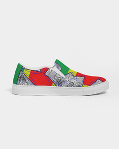 FUNKARA POLYGON CLOTH 1 Women's Slip-On Canvas Shoe