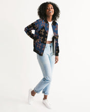 Load image into Gallery viewer, Continuous Peace Women&#39;s Bomber Jacket
