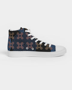 Continuous Peace Men's Hightop Canvas Shoe