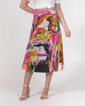 Load image into Gallery viewer, POUR PARTY Women&#39;s A-Line Midi Skirt
