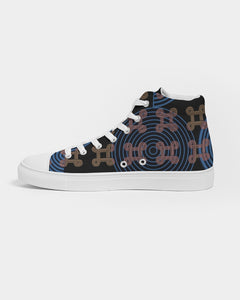 Continuous Peace Women's Hightop Canvas Shoe