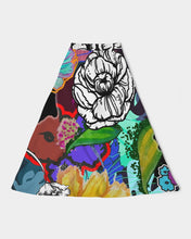 Load image into Gallery viewer, whole LOTTA flowers DOUBLE TAKE Women&#39;s A-Line Midi Skirt
