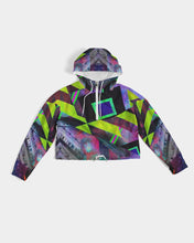 Load image into Gallery viewer, GALAXY GEO URBAN Women&#39;s Cropped Windbreaker
