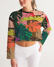 Load image into Gallery viewer, MONSTERA Women&#39;s Cropped Sweatshirt
