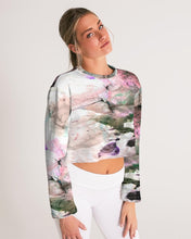 Load image into Gallery viewer, Chalkwater Crush Women&#39;s Cropped Sweatshirt
