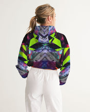 Load image into Gallery viewer, GALAXY GEO URBAN Women&#39;s Cropped Windbreaker
