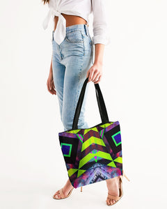 GALAXY GEO URBAN Canvas Zip Tote