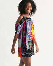 Load image into Gallery viewer, urbanAZTEC Women&#39;s Open Shoulder A-Line Dress
