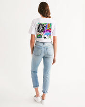 Load image into Gallery viewer, whole LOTTA flowers DOUBLE TAKE Women&#39;s Cropped Tee
