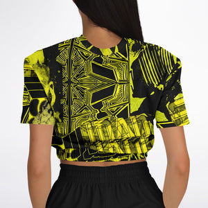 Womens NOMELLOW MANJANO Athletic Short Sleeve Crop