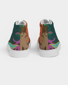 MONSTERA Women's Hightop Canvas Shoe