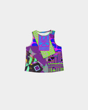 Load image into Gallery viewer, PURPLE-ATED FUNKARA Women&#39;s Cropped Tank
