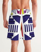 Load image into Gallery viewer, 3D Jeweled Flag Men&#39;s Swim Trunk
