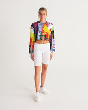 Load image into Gallery viewer, urbanAZTEC Women&#39;s Cropped Sweatshirt
