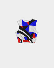 Load image into Gallery viewer, 80s Diamond half Women&#39;s Twist-Front Tank
