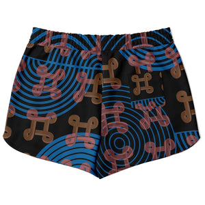 Womens CONTINUOUS PEACE Cotton Shorts