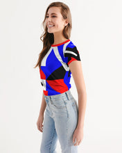 Load image into Gallery viewer, 80s Diamond half Women&#39;s Tee
