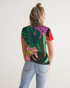 MONSTERA Women's V-Neck Tee