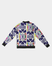 Load image into Gallery viewer, 3D Jeweled Flag Women&#39;s Bomber Jacket
