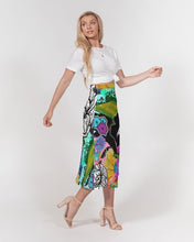 Load image into Gallery viewer, whole LOTTA flowers DOUBLE TAKE Women&#39;s A-Line Midi Skirt
