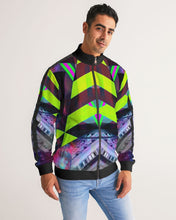 Load image into Gallery viewer, GALAXY GEO URBAN Men&#39;s Stripe-Sleeve Track Jacket
