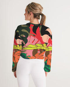 MONSTERA Women's Cropped Sweatshirt