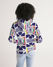 Load image into Gallery viewer, 3D Jeweled Flag Women&#39;s Hoodie
