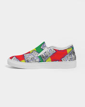 Load image into Gallery viewer, FUNKARA POLYGON CLOTH 1 Women&#39;s Slip-On Canvas Shoe
