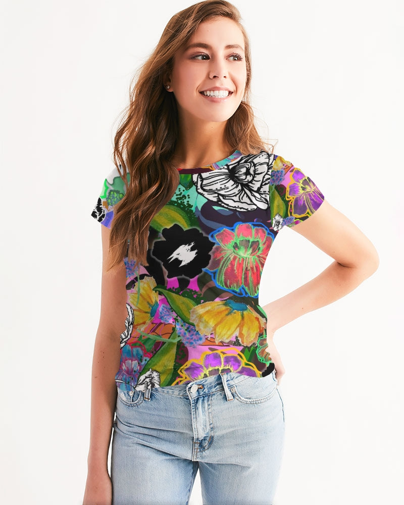 whole LOTTA flowers DOUBLE TAKE Women's Tee