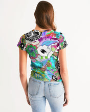 Load image into Gallery viewer, whole LOTTA flowers DOUBLE TAKE Women&#39;s Tee
