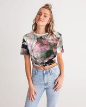 Load image into Gallery viewer, Chalkwater Crush Women&#39;s Twist-Front Cropped Tee
