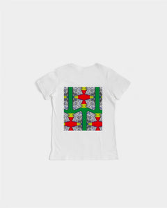 FUNKARA POLYGON CLOTH 1 Women's Graphic Tee