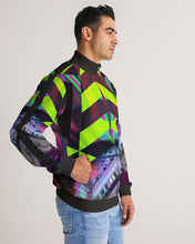 Load image into Gallery viewer, GALAXY GEO URBAN Men&#39;s Stripe-Sleeve Track Jacket
