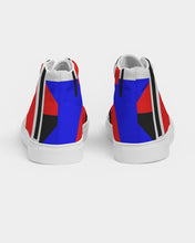 Load image into Gallery viewer, 80s Diamond half Women&#39;s Hightop Canvas Shoe
