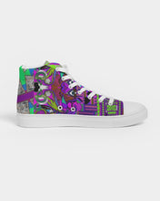 Load image into Gallery viewer, PURPLE-ATED FUNKARA Women&#39;s Hightop Canvas Shoe
