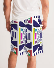 Load image into Gallery viewer, 3D Jeweled Flag Men&#39;s Jogger Shorts
