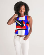 Load image into Gallery viewer, 80s Diamond half Women&#39;s Cropped Tank
