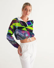 Load image into Gallery viewer, GALAXY GEO URBAN Women&#39;s Cropped Windbreaker
