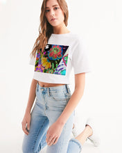 Load image into Gallery viewer, whole LOTTA flowers DOUBLE TAKE Women&#39;s Cropped Tee
