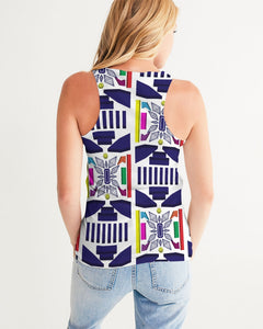 3D Jeweled Flag Women's Tank