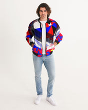 Load image into Gallery viewer, 80s Diamond Primary Paint Swipe Men&#39;s Bomber Jacket
