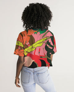 MONSTERA Women's Lounge Cropped Tee