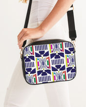 Load image into Gallery viewer, 3D Jeweled Flag Crossbody Bag
